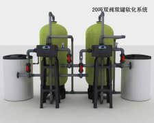 20T双阀双罐软化系统